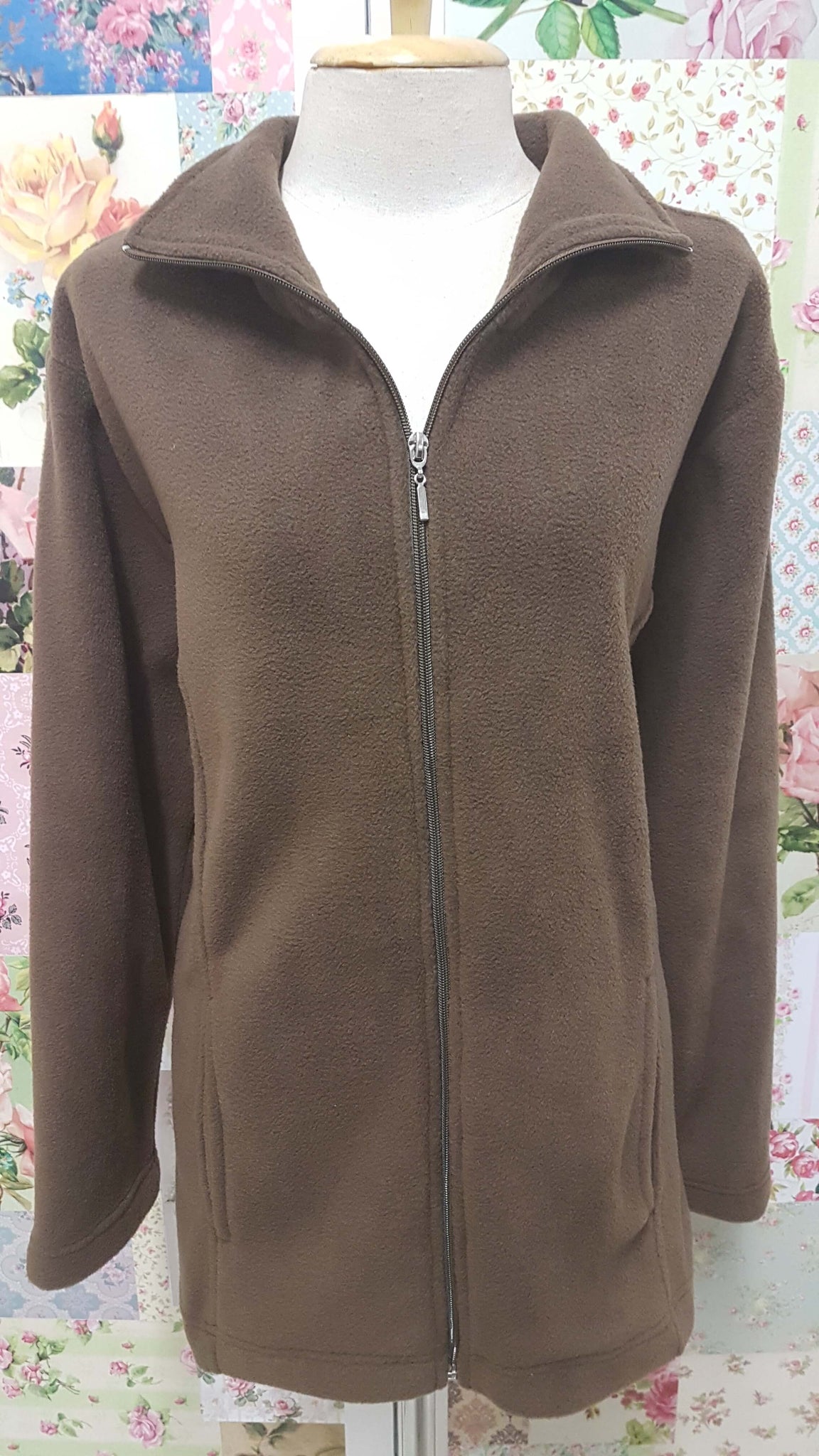 Brown Fleece Jacket AC055