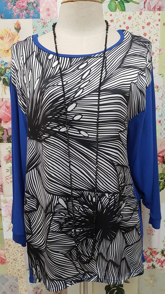 Royal Blue Top MY083