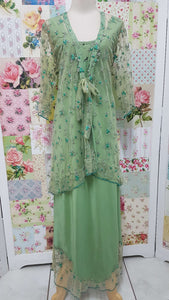 Green 2-Piece Dress Set SP001