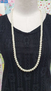 Cream Pearl Beads Necklace JU0218