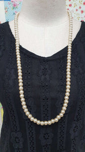 Champagne Pearl Beads Necklace JU0221