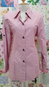 Red Striped Blouse YD047