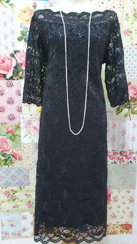 Black Lace Dress GD0269