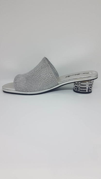 Silver Mesh Slip On SK008