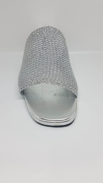 Silver Mesh Slip On SK008