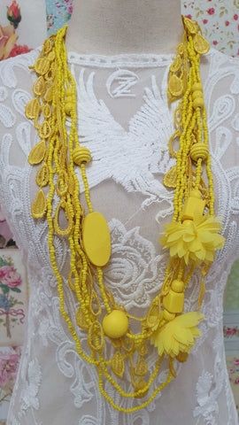 Yellow Necklace JU018