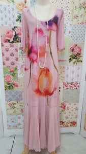 Dusty Pink 2-Piece Dress RS0104