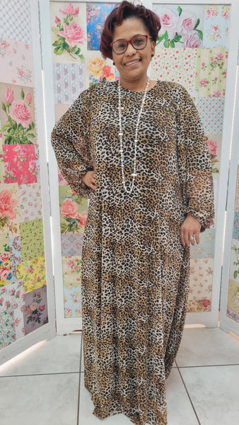 Leopard Print Dress LB006