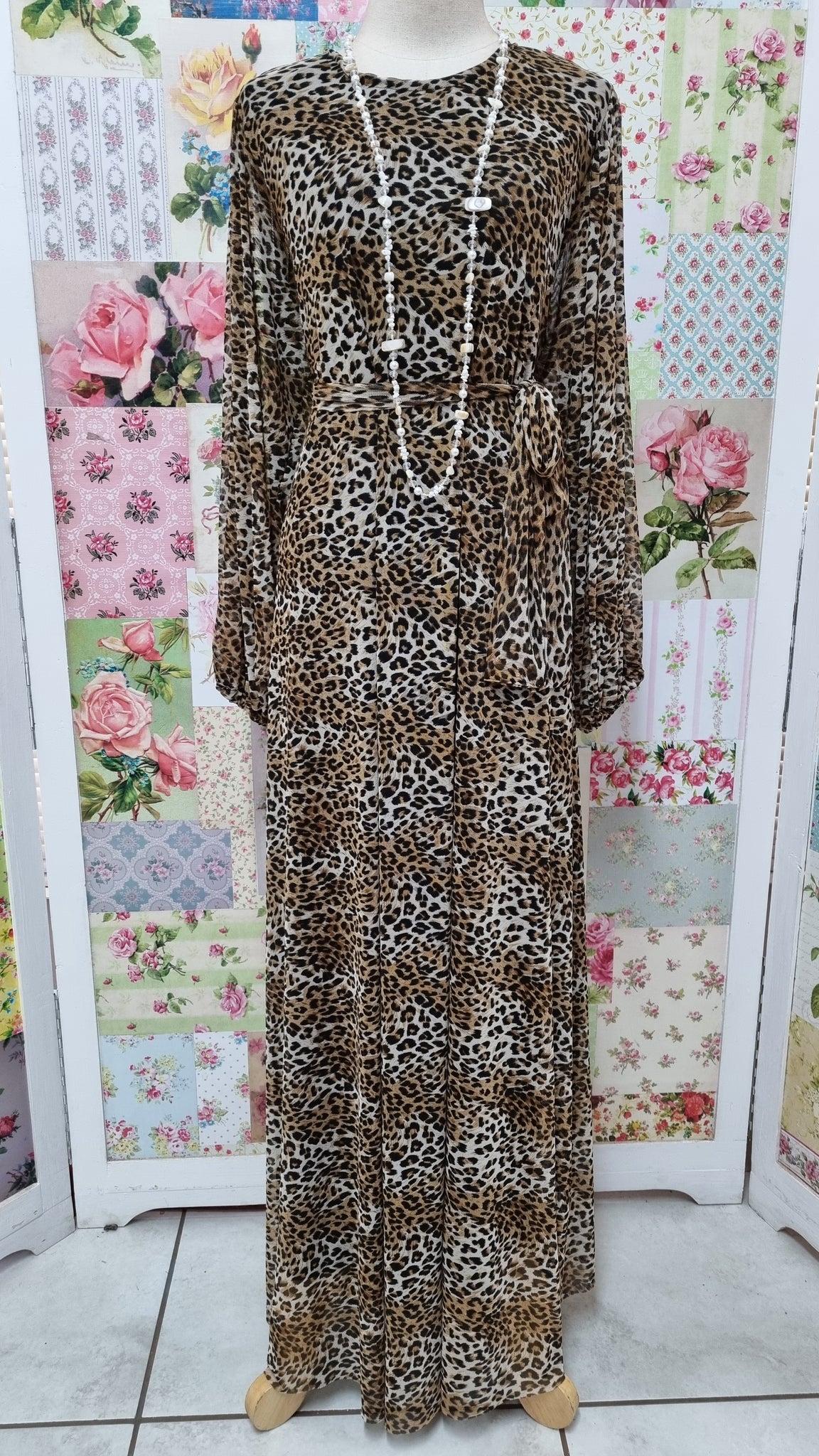 Leopard Print Dress LB006