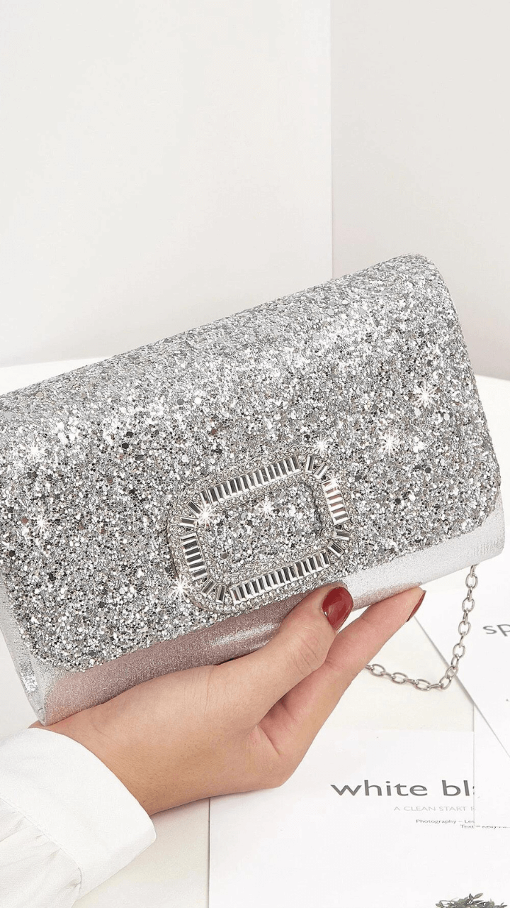 Silver Clutch EB015