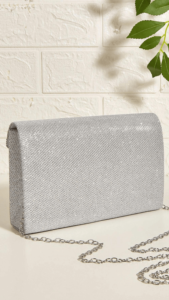 Silver Clutch Bag EB019