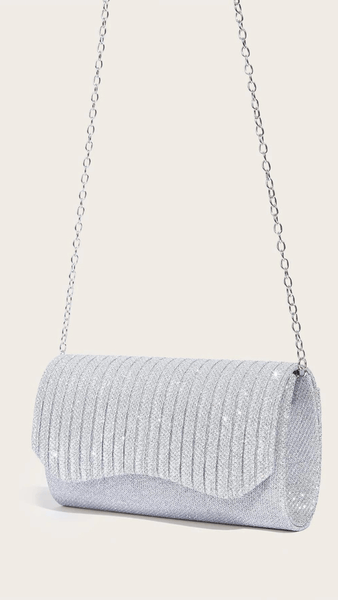 Silver Clutch Bag EB018
