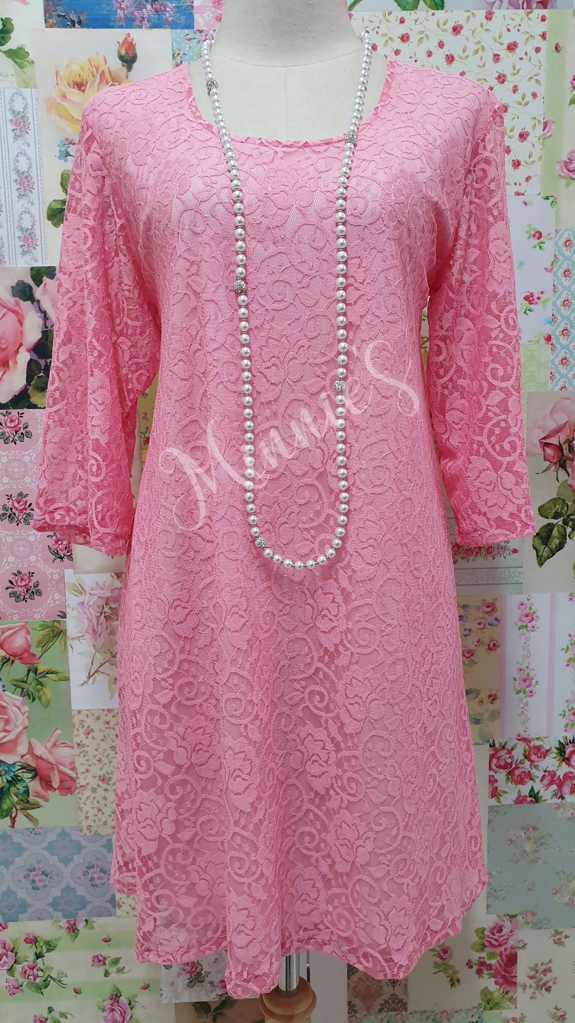 Pink Lace Top MB0171
