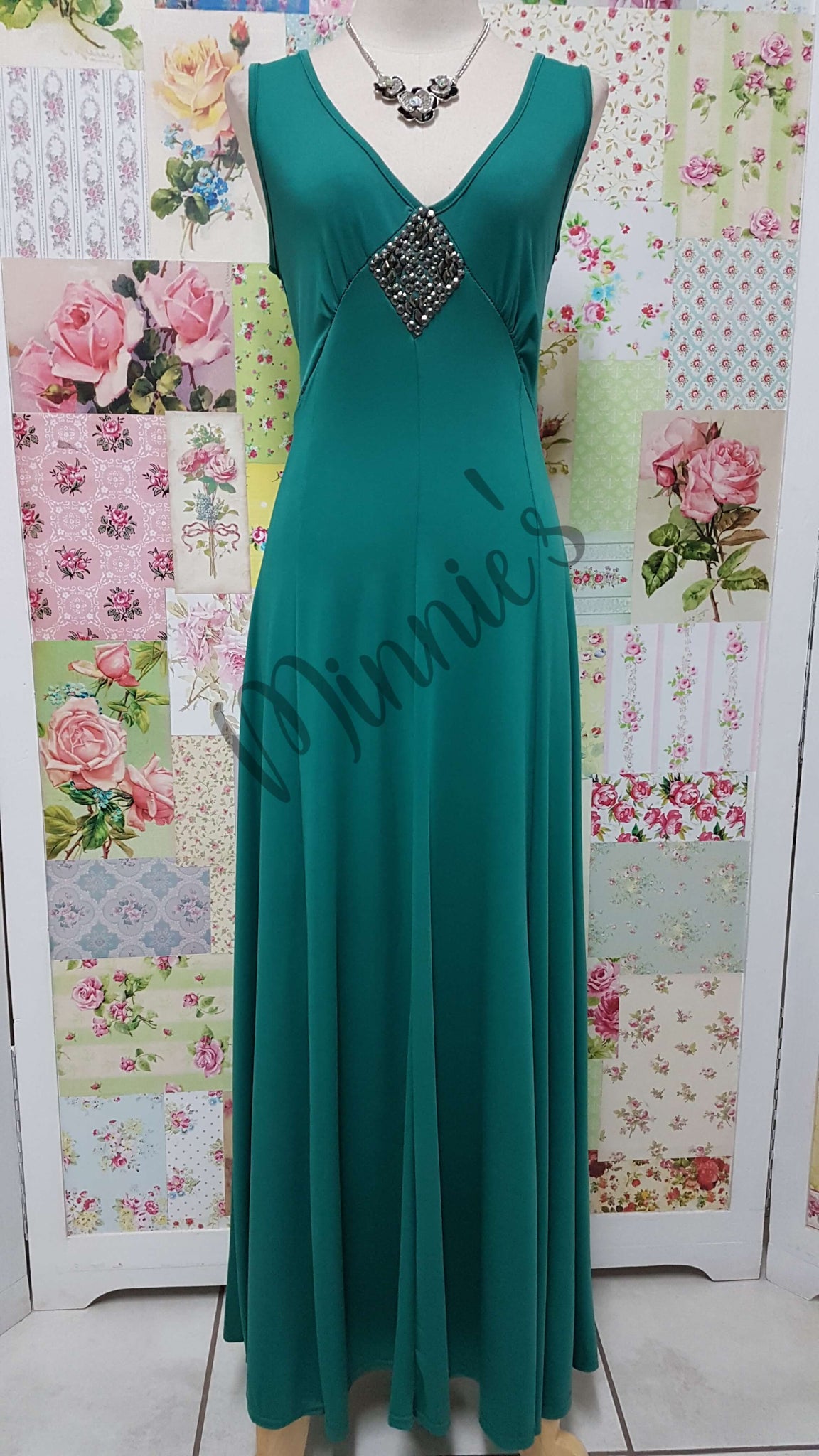 Emerald Green Dress BU0381