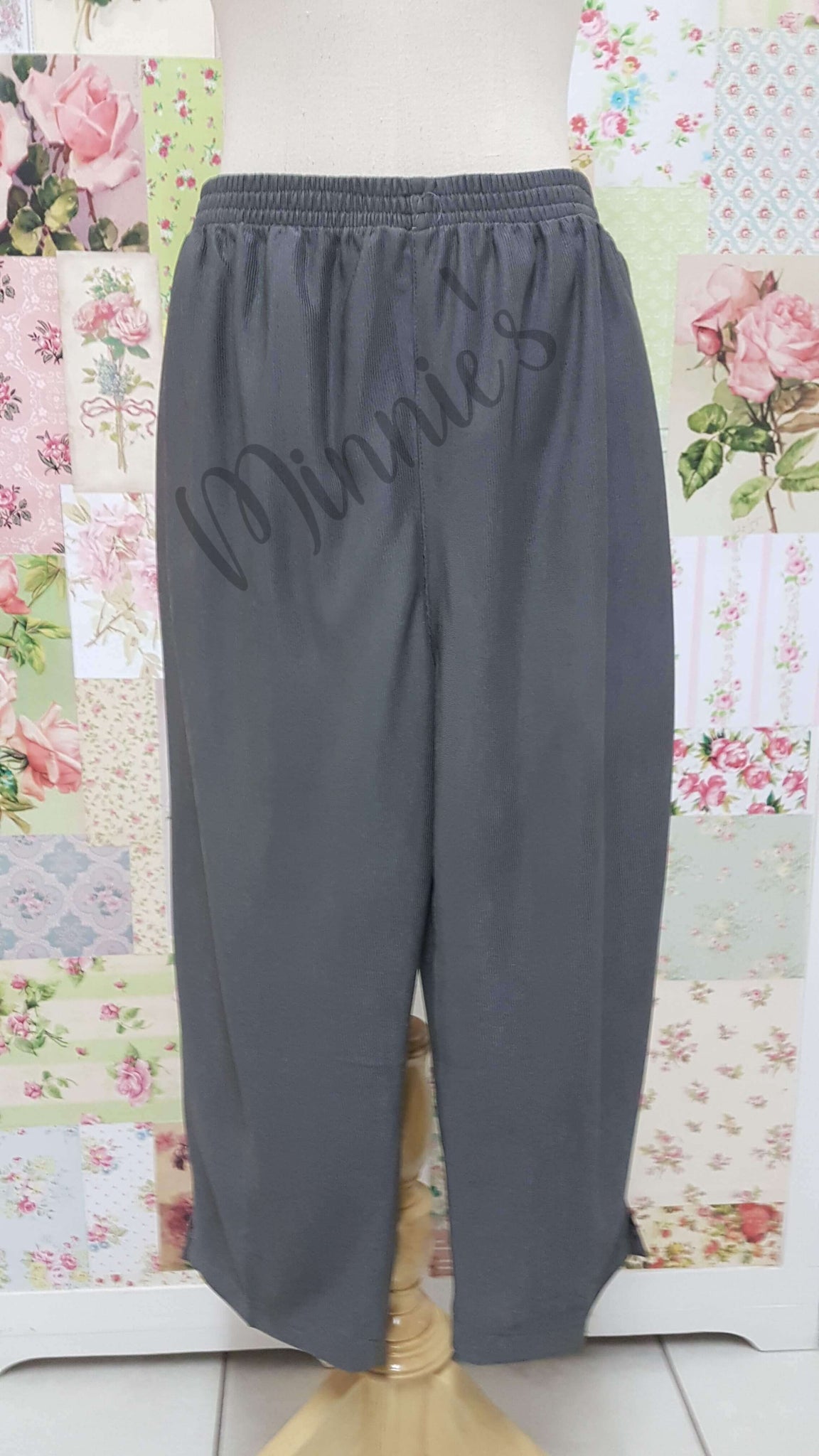 3/4 Charcoal Grey Pants BK0409