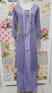 Lilac 2-Piece Dress Set CH0574