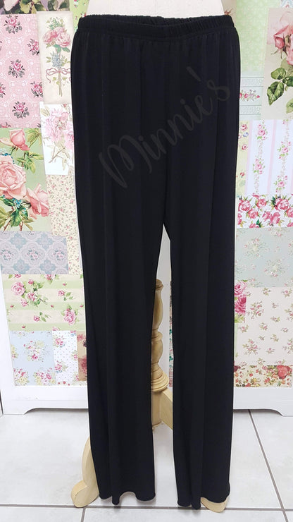 Black Lace 3-Piece Pants Set LR0662