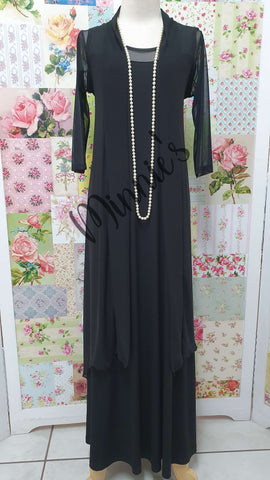 Black 2-Piece Dress CH0347