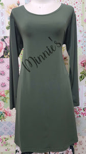 Olive Green Top CH0140
