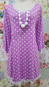 Lilac & White Top AG036