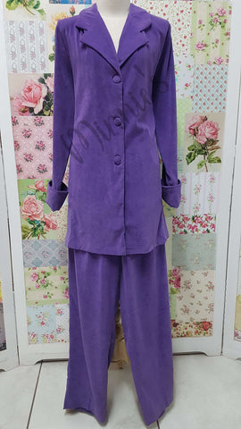 Purple 2-Piece Pants Set BS0156