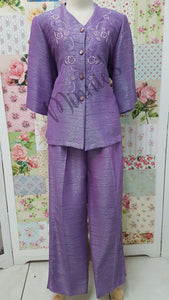 Purple 2-Piece Pants Set BS0149