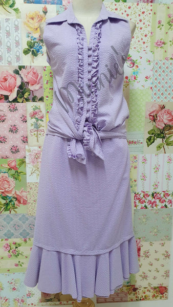 Lilac 2-Piece Skirt Set BK075