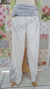 White & Grey Pants RA031