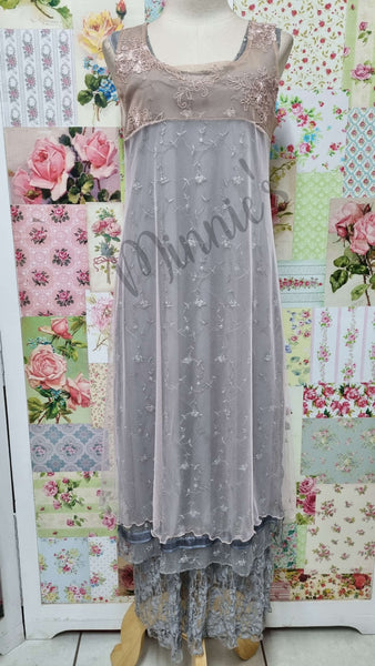 Grey 4-Piece Dress ML031