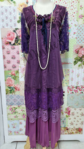 Purple 4-Piece Dress Set ML0217