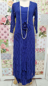 Royal Blue 3-Piece Dress Set LR0301