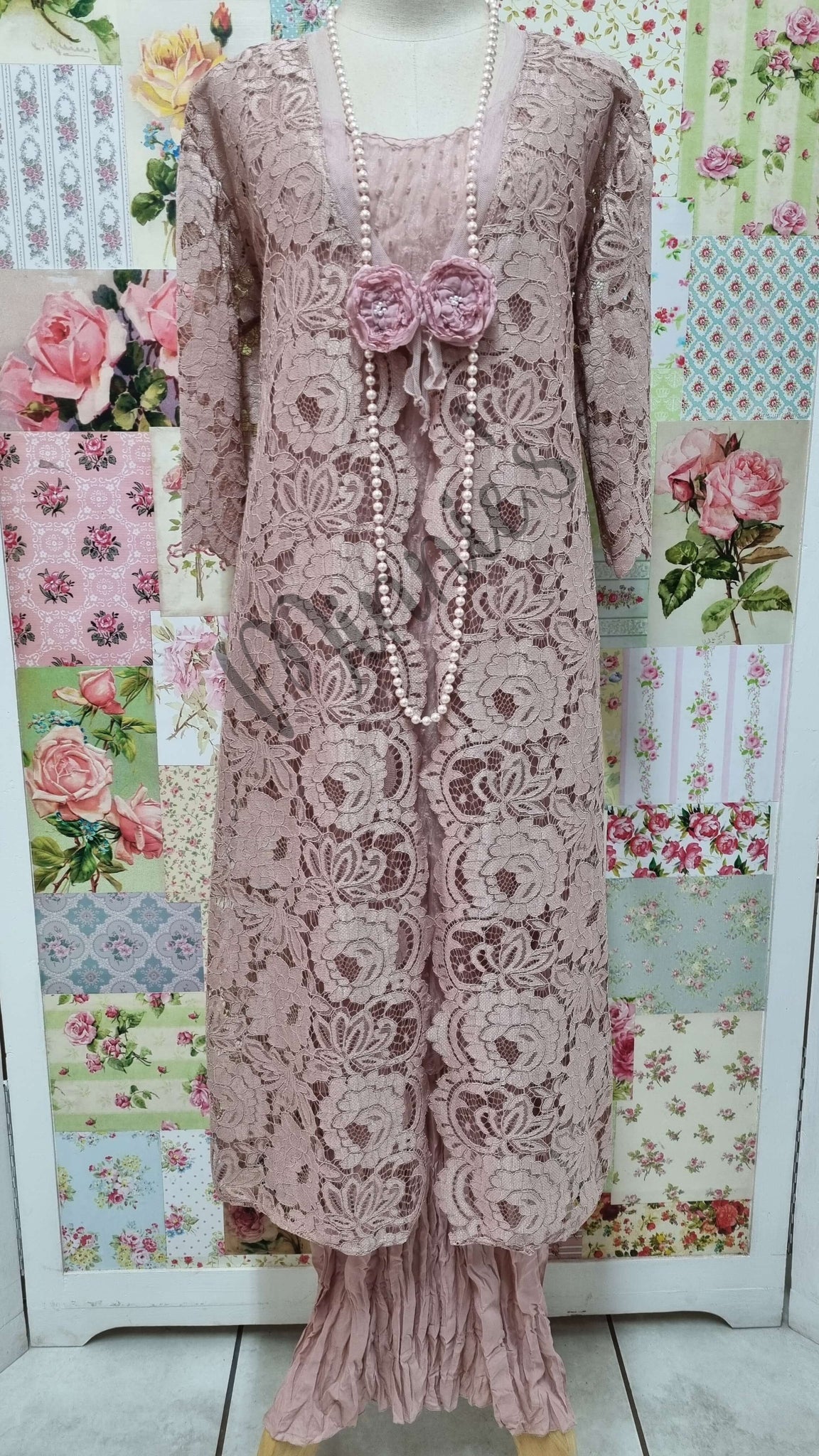 Blush Pink 3-Piece Dress Set LR0512
