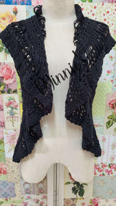 Black Crochet Top BK0315
