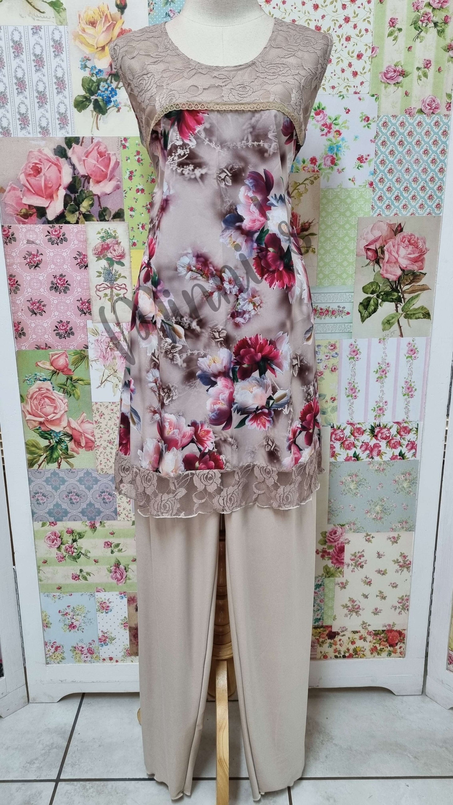 Champagne 3Piece-Pants-Set LR0407