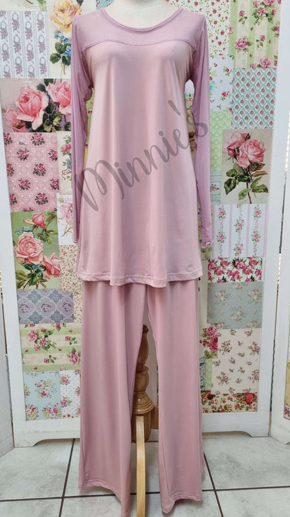 Pink 2-Piece Pants Set SH094