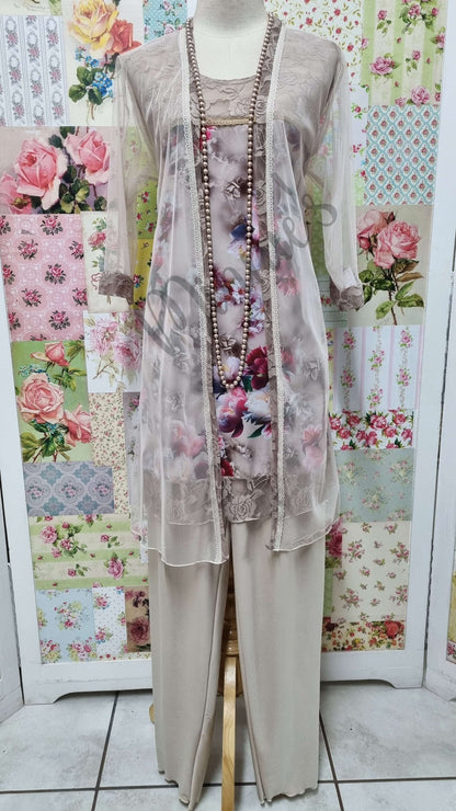 Champagne 3Piece-Pants-Set LR0407