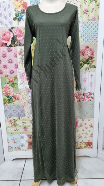 Olive Green 3-Piece Dress Set MD0193