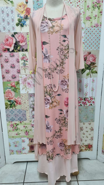 Peach 3-Piece Dress CH0512