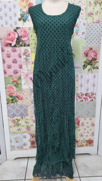 Bottle Green 3-Piece Dress Set LR0527