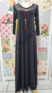 Black Long Dress SH0113