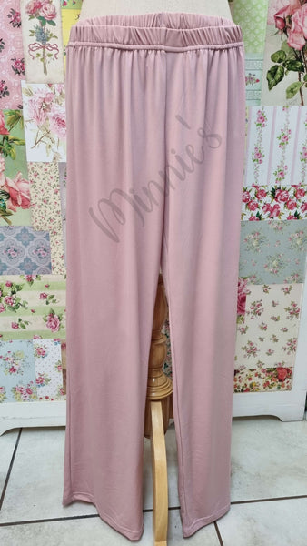 Dusty Pink 3-Piece Pants Set SH023